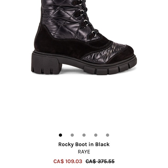 Raye Rocky Boots Leather sz 8 Revolve Like New sold Out - Picture 9 of 10